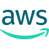 Amazon Web Services - blue and green logo